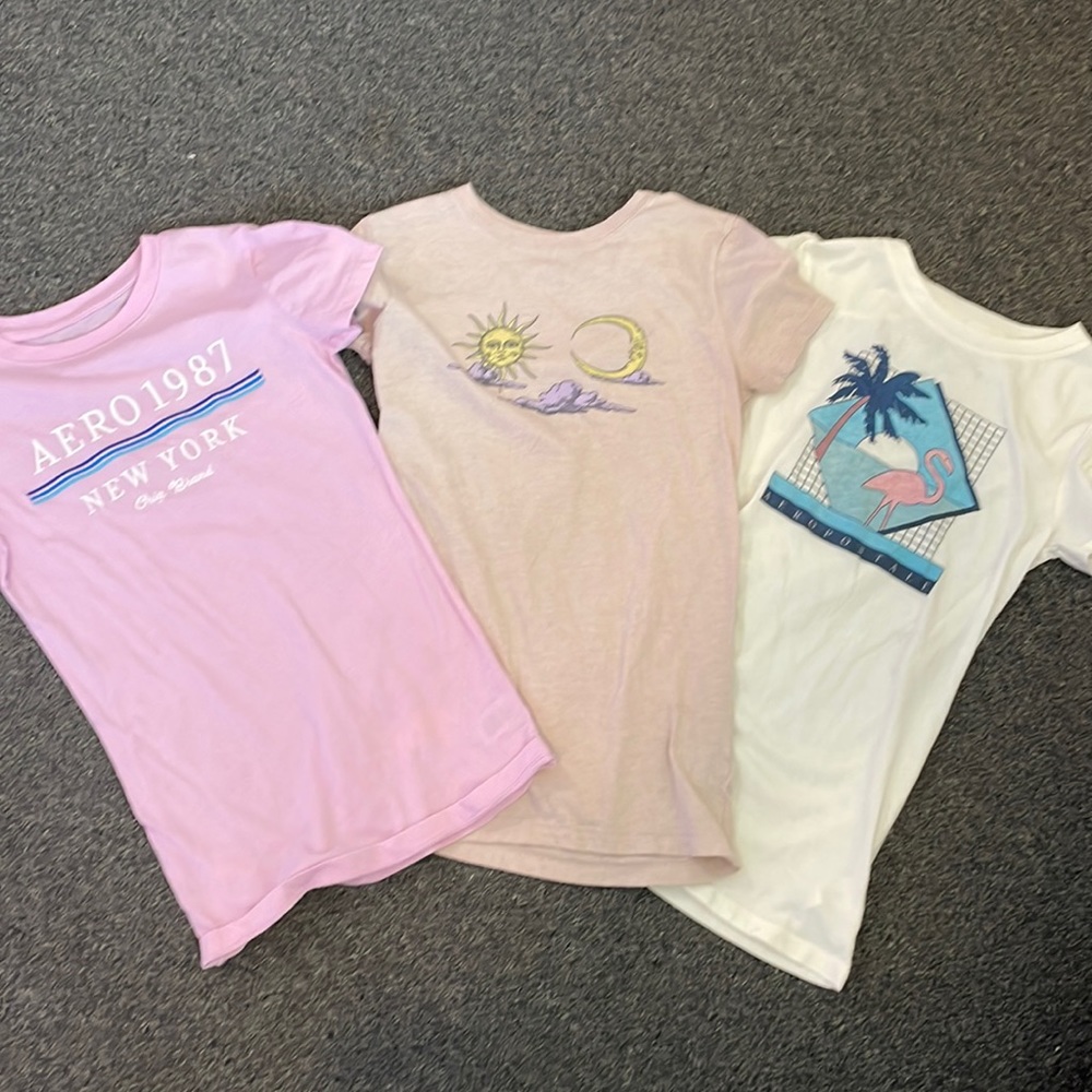 3 Aeropostale shirts
